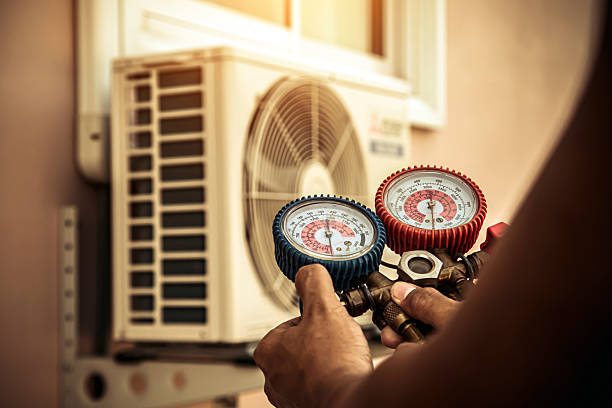 Professional Ductwork Repair technician working in Quinton, VA